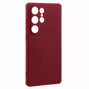 coque silicone rouge samsung galaxy s25 ultra