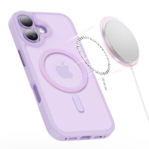 coque magmat magsafe pour iphone 17 tech protect lavande mat