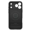 coque parallax ”s” mag magsafe pour iphone 17 pro spigen noir mat