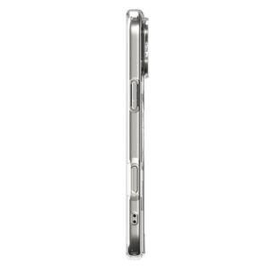 coque ultra hybrid mag magsafe pour iphone 17 pro spigen transparent/graphite
