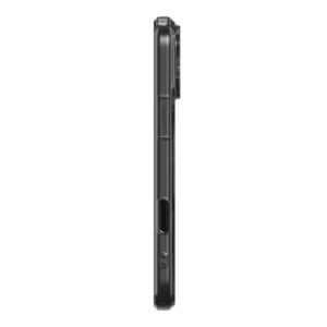 coque ultra hybrid ”t” mag magsafe pour iphone 17 pro spigen noir mat