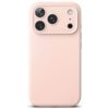 coque silicone magnetic magsafe pour iphone 17 pro ringke sable rose