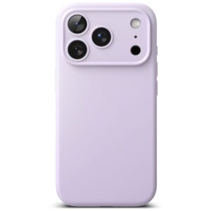 coque silicone magnetic magsafe pour iphone 17 pro ringke violet clair