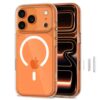 coque magpeak magsafe cc pour iphone 17 pro tech protect transparent