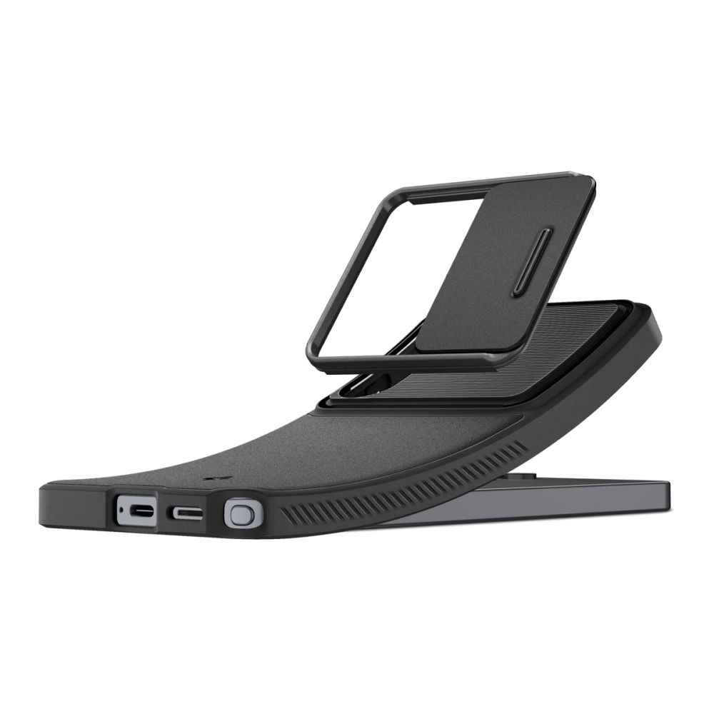 coque optik armor pour samsung galaxy s26 ultra spigen noir