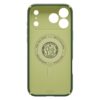 coque nano pop hybrid mag magsafe pour iphone 17 pro spigen vert avocat