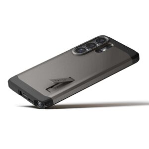 coque tough armor magsafe pour samsung galaxy s26 ultra spigen gris gunmetal