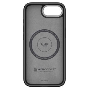 coque iphone 16e / 17e enzo aramid spigen noir mat