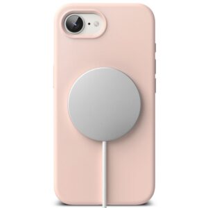coque iphone 16e / 17e ringke rose