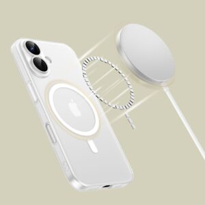 coque iphone 16e / 17e magslim tech protect noir