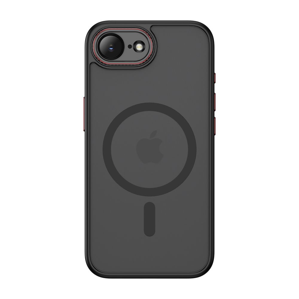coque iphone 16e / 17e magcam tech protect noir mat