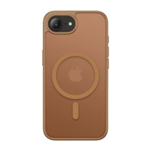 coque iphone 16e / 17e tech protect marron