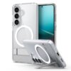 coque samsung galaxy s26+ ultra hybrid spigen blanc