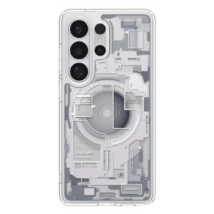 coque ultra hybrid magsafe pour samsung galaxy s26 ultra spigen zero one blanc