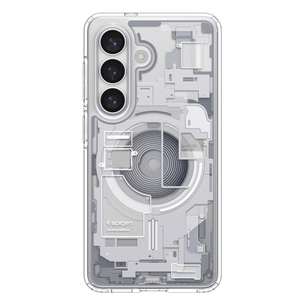 coque samsung galaxy s26+ ultra hybrid spigen blanc