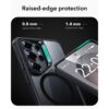 coque classic hybrid magsafe pour samsung galaxy s26 ultra esr transparent/noir