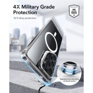 coque classic hybrid kickstand magsafe pour samsung galaxy s26 ultra esr transparent