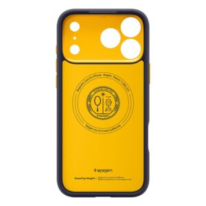coque iphone 17 pro max nano pop mag spigen bleu marine