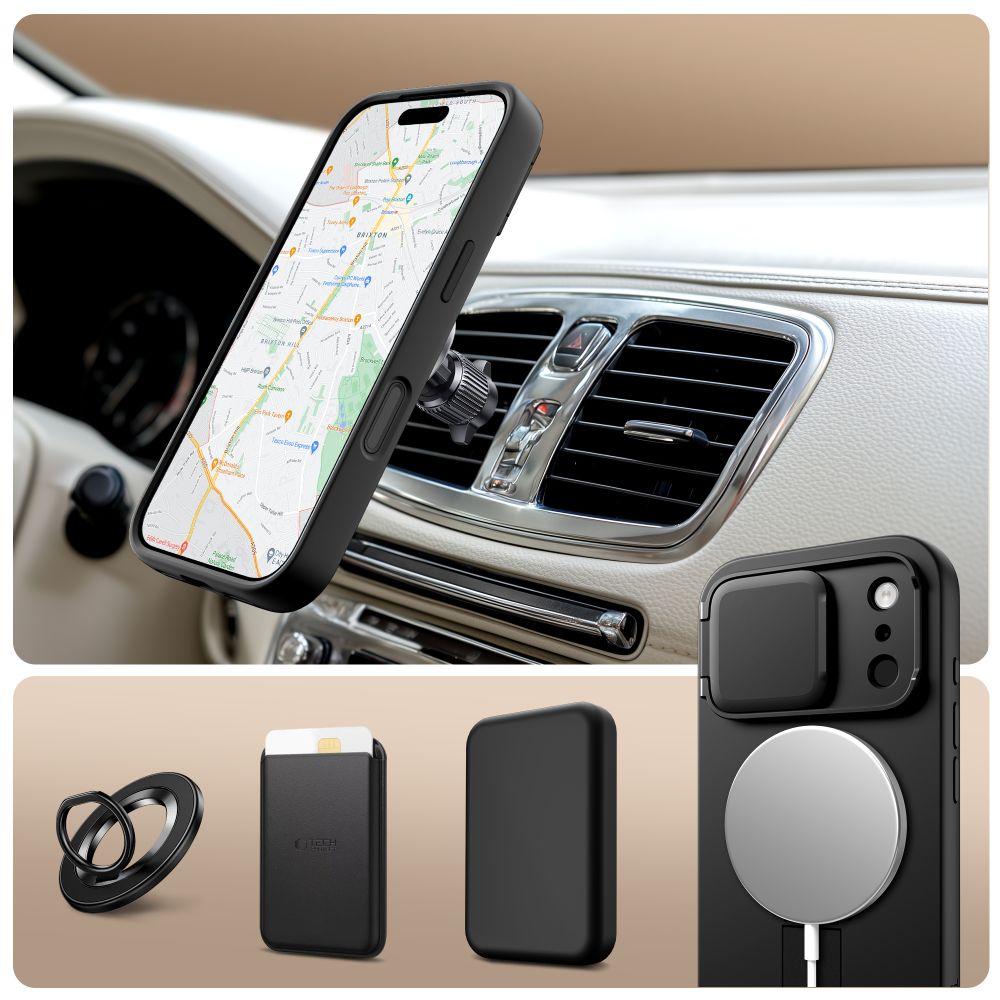 coque iphone 17 pro max tech protect noir