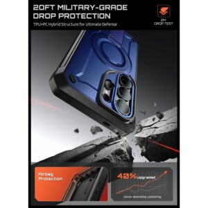 coque unicorn beetle pro 2 set magsafe pour samsung galaxy s26 ultra supcase bleu cobalt