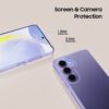 coque samsung galaxy s25 flexair hybrid tech protect transparent
