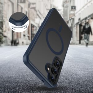 coque samsung galaxy s25 magmat tech protect bleu marine