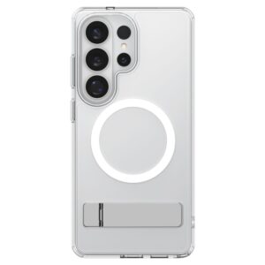 coque ultra hybrid "s" magsafe pour samsung galaxy s26 ultra spigen transparent/blanc