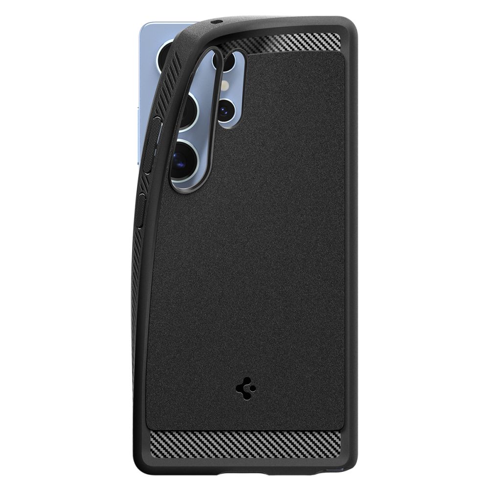 coque samsung galaxy s25 ultra rugged armor spigen noir mat