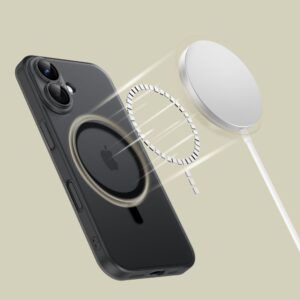 coque iphone 16 magslim tech protect noir mat