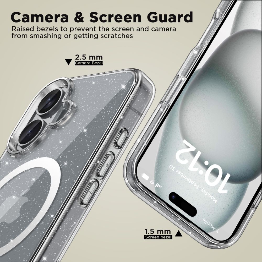 coque iphone 16 flexair hybrid tech protect transparent