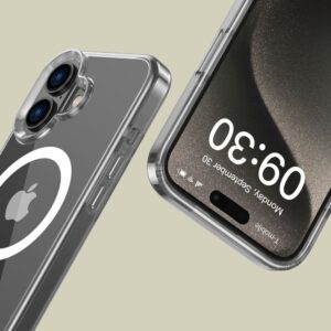 coque iphone 16 flexair hybrid tech protect transparent