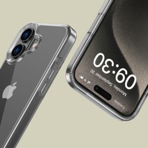 coque iphone 16 flexair hybrid tech protect transparent