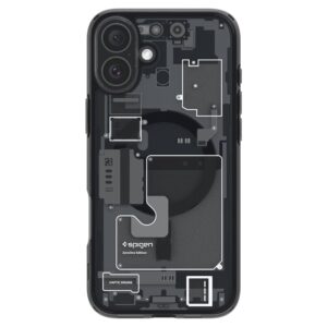 coque iphone 16 ultra hybrid spigen noir