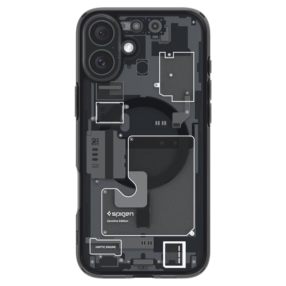 coque iphone 16 ultra hybrid spigen noir