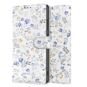coque samsung galaxy a57 5g tech protect wallet motif fleur