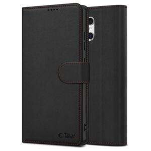 coque samsung galaxy a57 5g tech protect wallet noir rouge