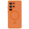 coque magmat magsafe pour samsung galaxy s26 ultra tech protect orange mat