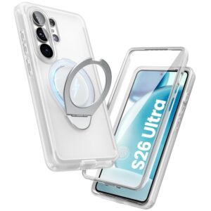 coque cosmo magsafe pour samsung galaxy s26 ultra supcase transparent givré