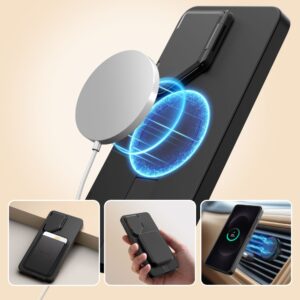 coque kevlar aura magsafe pour samsung galaxy s26 ultra tech protect noir/orange