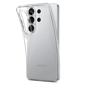 coque liquid crystal pour samsung galaxy s26 ultra spigen cristal transparent