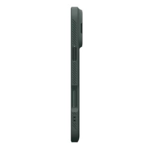 coque optik armor mag magsafe pour iphone 17 pro spigen vert abyssal