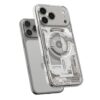 coque ultra hybrid mag magsafe pour iphone 17 pro spigen zero one titane