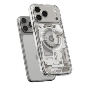 coque ultra hybrid mag magsafe pour iphone 17 pro spigen zero one titane