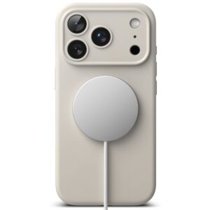 coque silicone magnetic magsafe pour iphone 17 pro ringke pierre