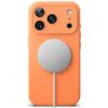 coque silicone magnetic magsafe pour iphone 17 pro ringke orange mandarine