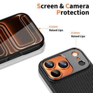 coque kevlar aramid cc magsafe pour iphone 17 pro tech protect noir