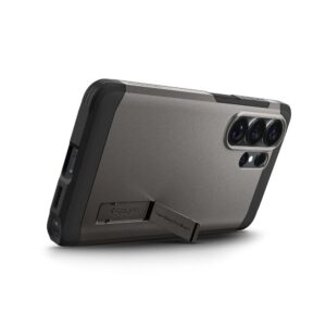 coque tough armor magsafe pour samsung galaxy s26 ultra spigen gris gunmetal
