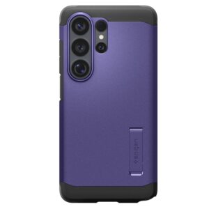 coque tough armor magsafe pour samsung galaxy s26 ultra spigen violet cendré