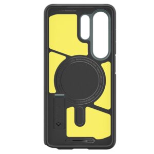 coque tough armor magsafe pour samsung galaxy s26 ultra spigen vert abyssal