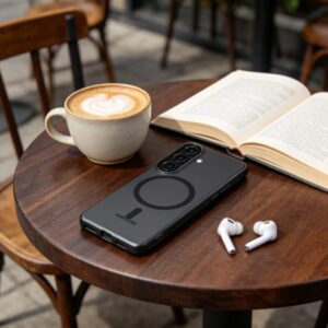 coque samsung galaxy s26 magslim tech protect noir mat
